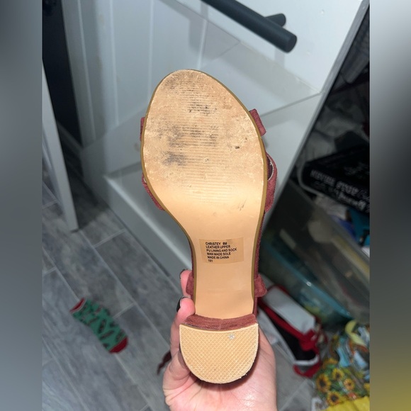 Steve Madden Christey Heels in Burgundy - Picture 3 of 4